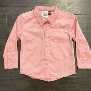 Fore!! Axel and Hudson Easter boy button down 18-24 months